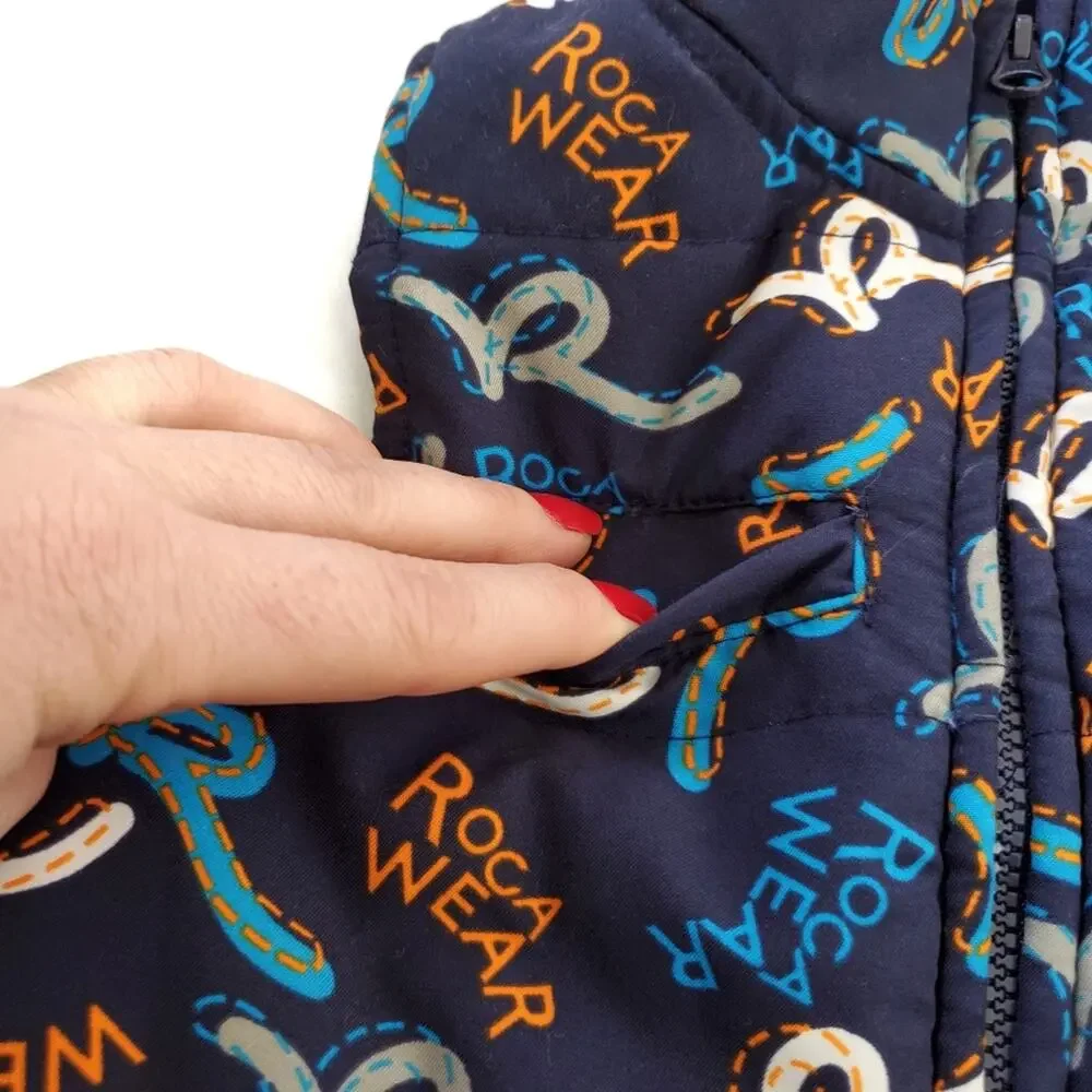 NWT Rocawear | Logo Print Embroidered Puff Vest